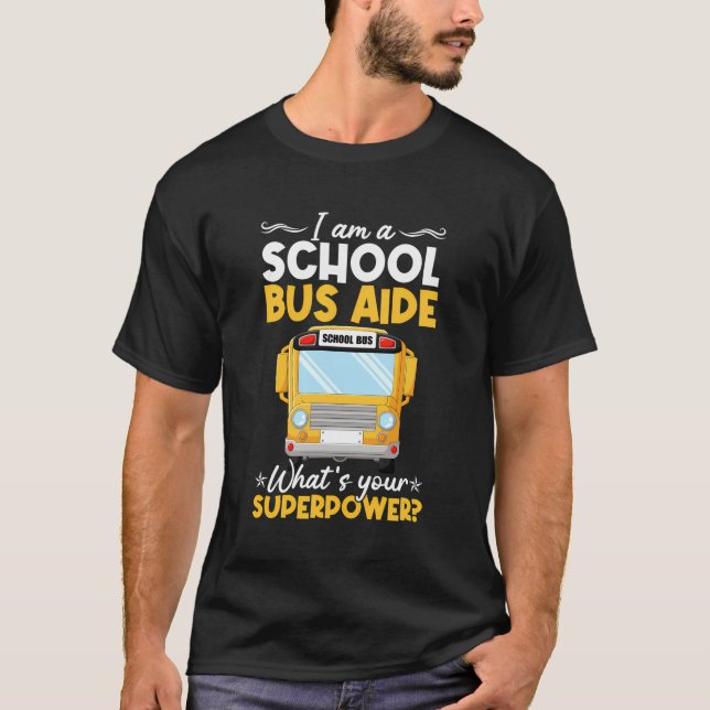 Camiseta Ônibus Escolar De Volta Engraçado Ao Ônibus De Tra (Frente)