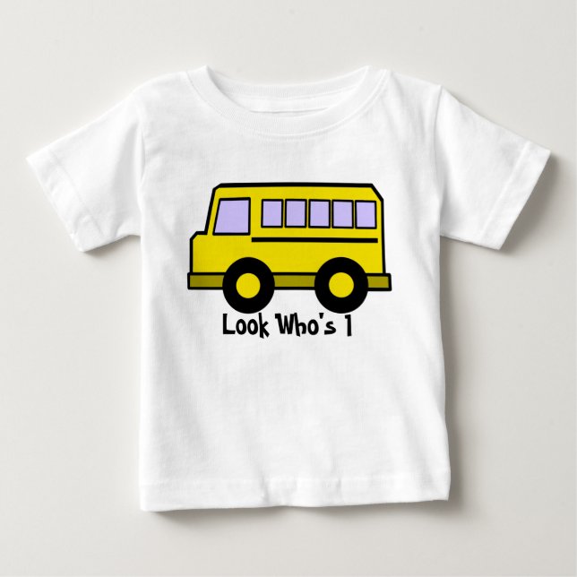 Camiseta Ônibus Escolar/ Olhar quem é 1 (Frente)