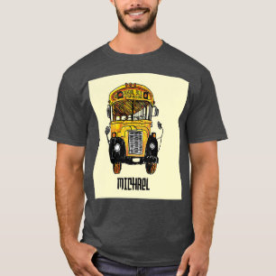 Camiseta Ônibus Escolar Vejo Crianças Gritando Engraçado Ôn