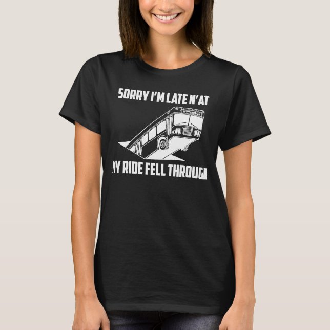 Camiseta Ônibus Pittsburgh No Sinkhole No Ônibus Centro Pit (Frente)