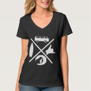 Camiseta Ônibus Surfing Loose Wave Surfer X Des