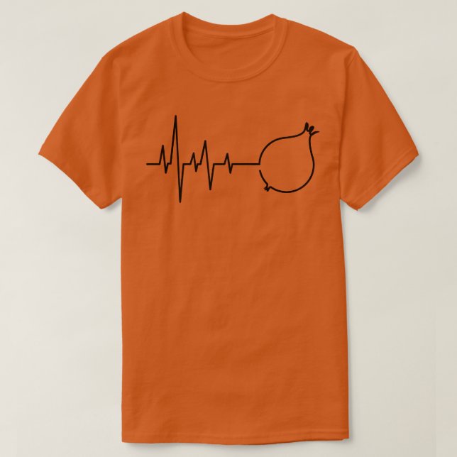 Camiseta Onion Heartbeat (Frente do Design)