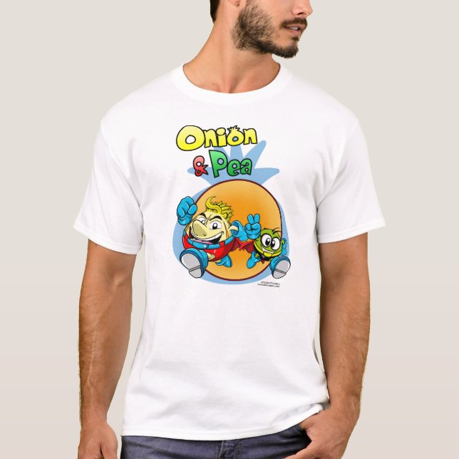 Camiseta Onion & Pea cover 2 t-shirt. (Frente)