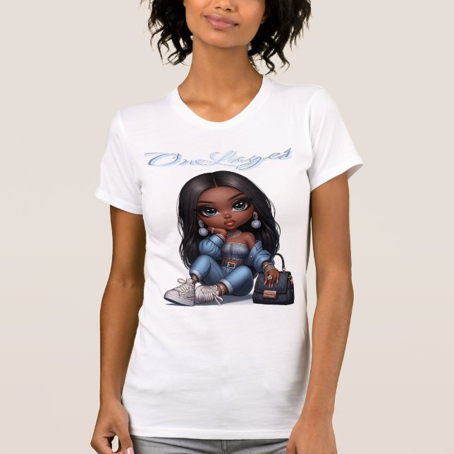 Camiseta OnLaye1 Baddie Jean Diva (Frente)