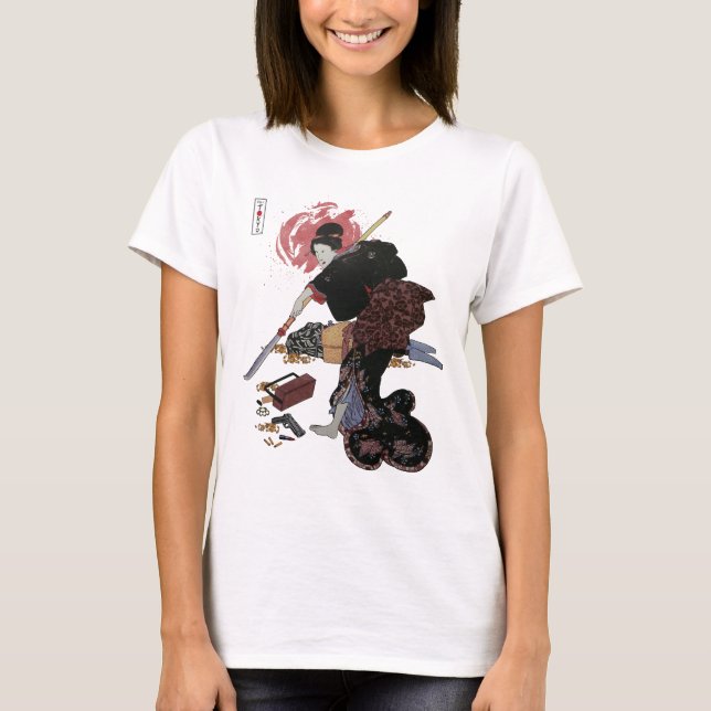 Camiseta Onna-Bugeisha Ishi-jo (Frente)
