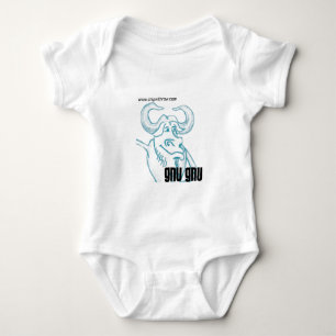 Camiseta onsie do gnu