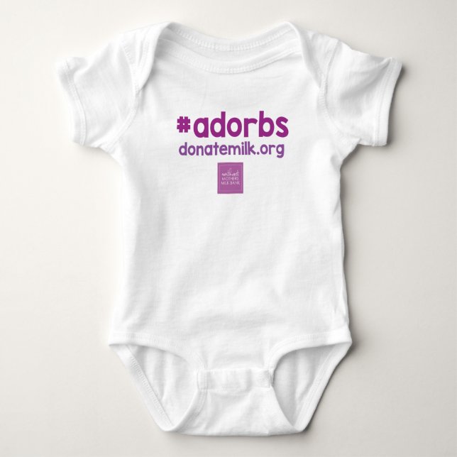 Camiseta onsie dos #adorbs (Frente)