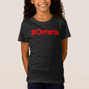 Camiseta "#Ontário " Design bonito. Comprar Agora
