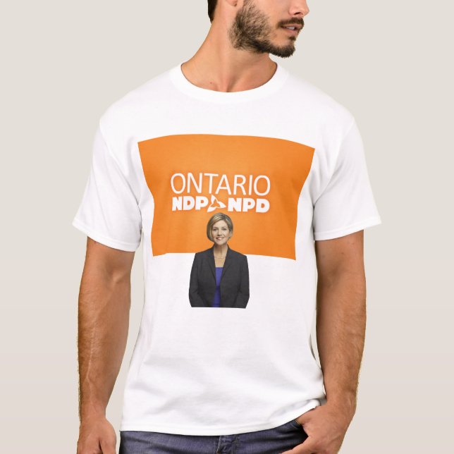 Camiseta Ontário NDP Mens (Frente)