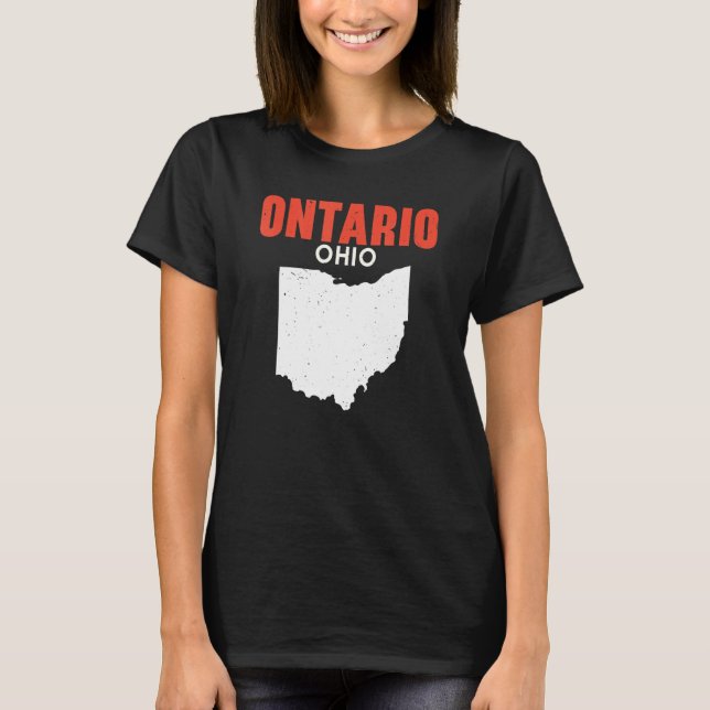 Camiseta Ontario Ohio USA State America Travel Ohioan (Frente)