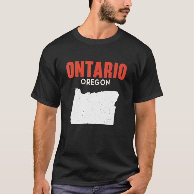 Camiseta Ontario Oregon USA State America Travel Oregonian (Frente)