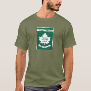 Camiseta Ontário, sinal da estrada de Transporte-Canadá