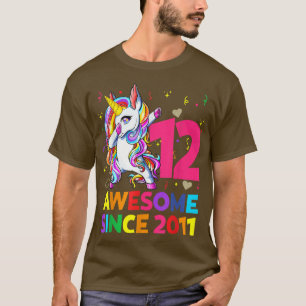 Camiseta Ontem, 12 Anos, 12 Batida Do Unicórnio, Rapariga D