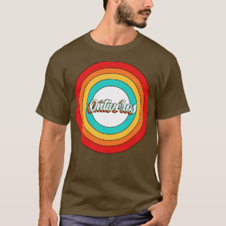 Camiseta Ontiveros Nome Shirt Vintage Ontiveros Círculo