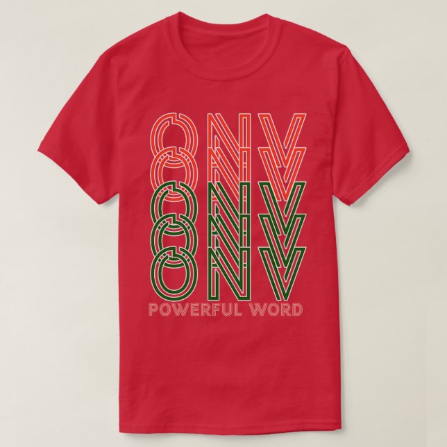 Camiseta Onv A Palavra Poderosa (Frente do Design)