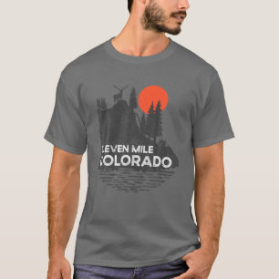 Camiseta Onze Mile Colorado Caminhando Camping Nature Deer 