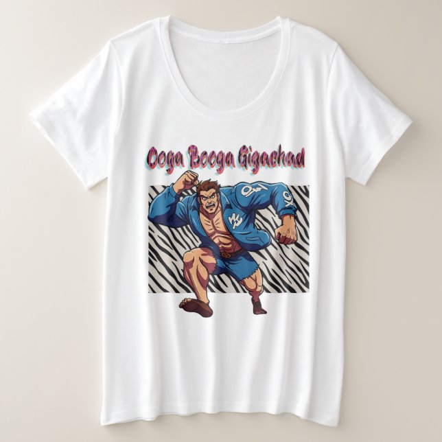 Camiseta Oogua Booga-Gigachad (Frente do Design)