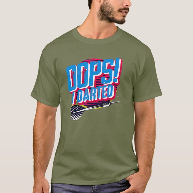 Camiseta Oops I Dark - Jogador Dart Oferta (Frente)