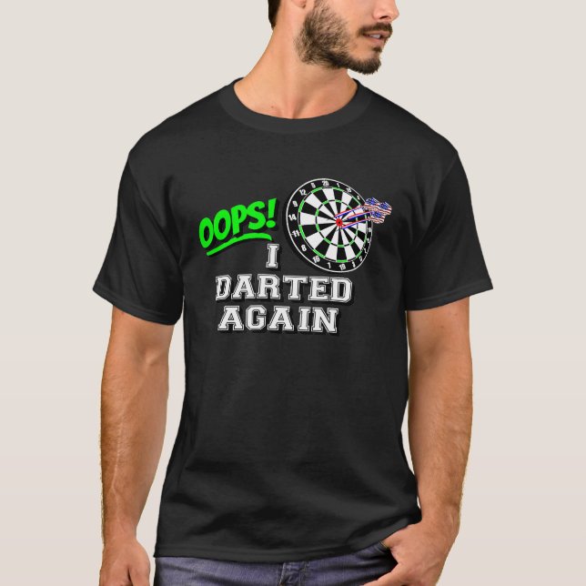 Camiseta OOPS I Dark Novamente Conselho Clássico e American (Frente)