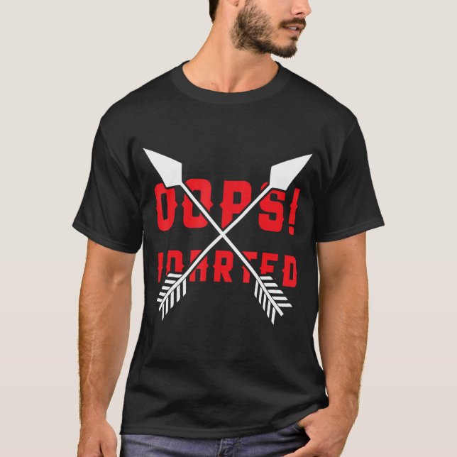 Camiseta Oops! I Darted - Darts engraçado (Frente)