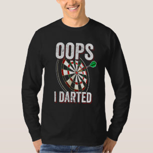 Camiseta Oops I Darts Club Dart Player Team