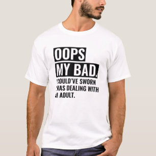 Camiseta OOPS Meu Mau