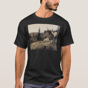Camiseta Op sob Fjeldet toner en Lur Theodor Kittelsen il