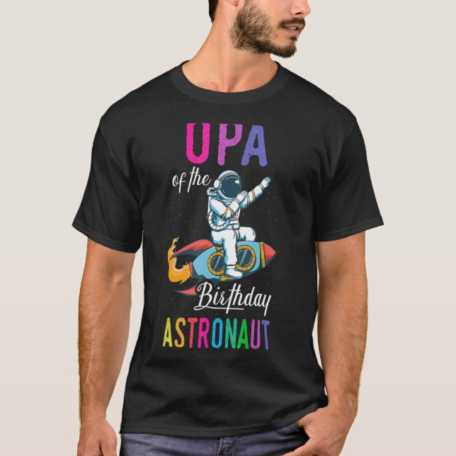 Camiseta Opa Da Célula Do Festa Do Astronauta De Astronauta (Frente)