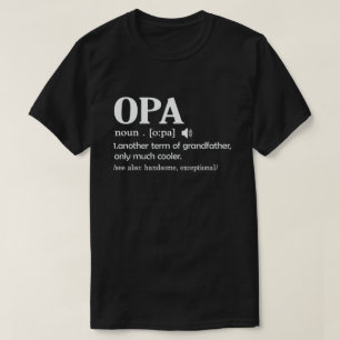 Camiseta Opa Definição Engraçada Significa Legal Oferta 
