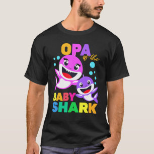 Camiseta Opa Do Bebê Aniversário Tubarão Opa Natal