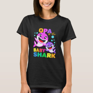 Camiseta Opa Do Bebê Aniversário Tubarão Opa Natal