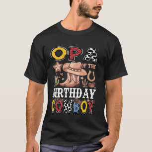 Camiseta Opa do Cowboy de Rodeio Western de Aniversário Opa
