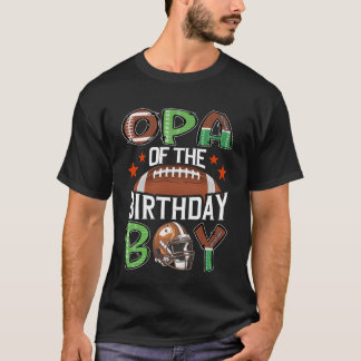 Camiseta Opa do Futebol do Dia do Jogo do Menino Aniversari