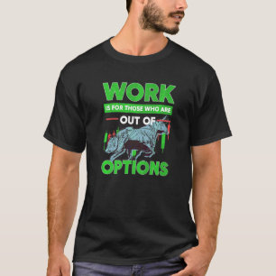 Camiseta Opção De Investidor No Mercado De Ações Comerciais