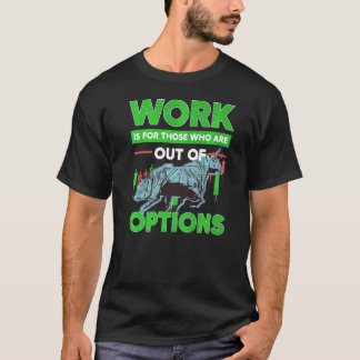 Camiseta Opção De Investidor No Mercado De Ações Comerciais