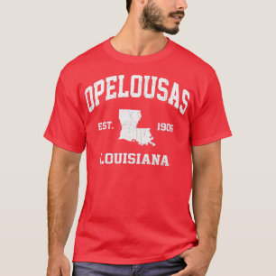 Camiseta Opelousas Louisiana LA Vintage Estado - Estilo atl