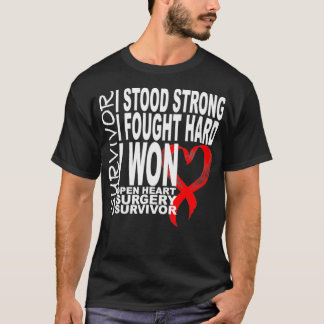 Camiseta Open Heart Surgery Bypass Recovery Tshirt - Surviv