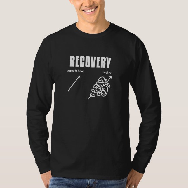 Camiseta Open Heart Surgery Recovery Expectations Reality G (Frente)