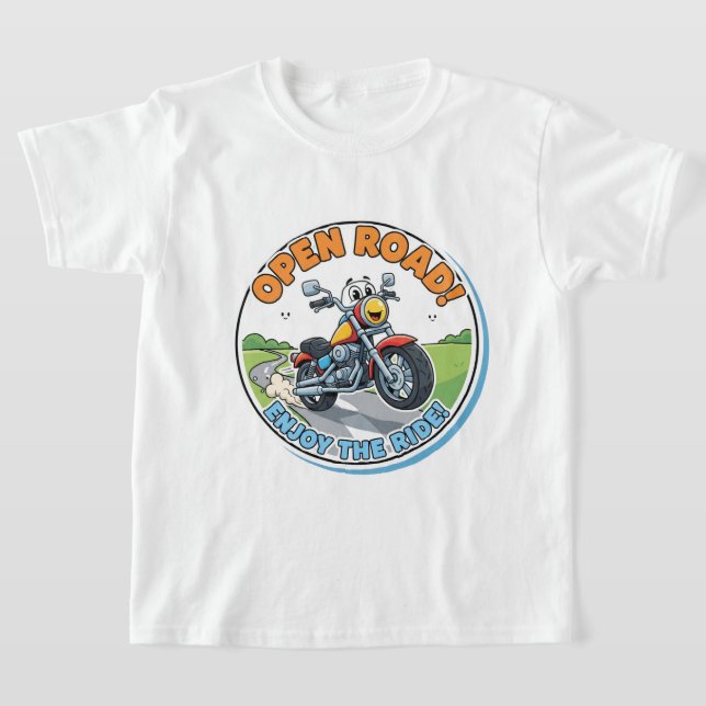 Camiseta Open Road! Enjoy The Ride! (Postura )