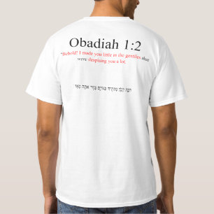 Camiseta Open Source Translation Obadiah 1:2