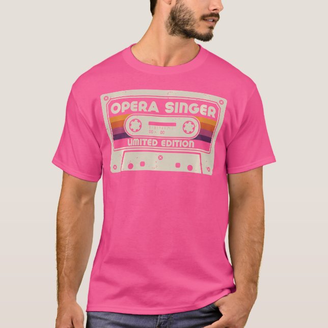 Camiseta Ópera Cantora Carreira Vintage (Frente)