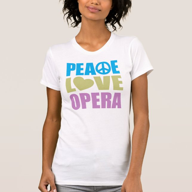 Camiseta Ópera de Amor pela Paz (Frente)