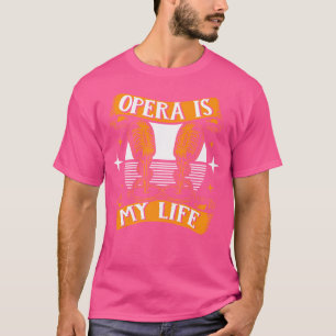 Camiseta Ópera É Minha Ópera De Ópera Vocalista Lover Opera