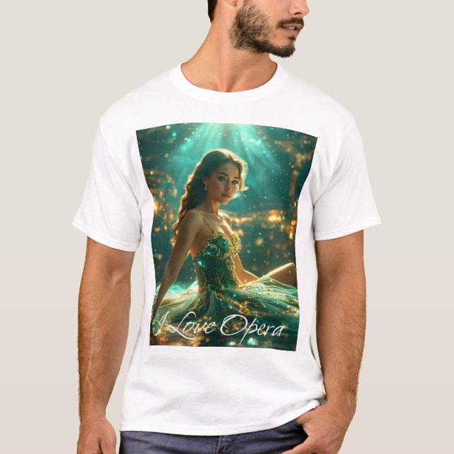 CAMISETA OPERA - I LOVE OPERA (Frente)