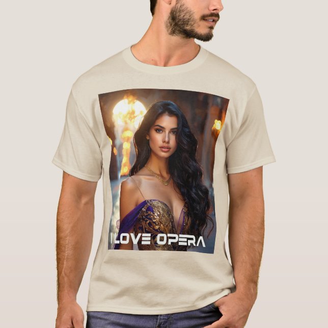 CAMISETA OPERA - I LOVE OPERA (Frente)