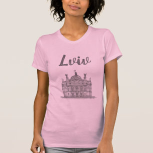 Camiseta Ópera + Teatro Balé, Lviv, Ucrânia