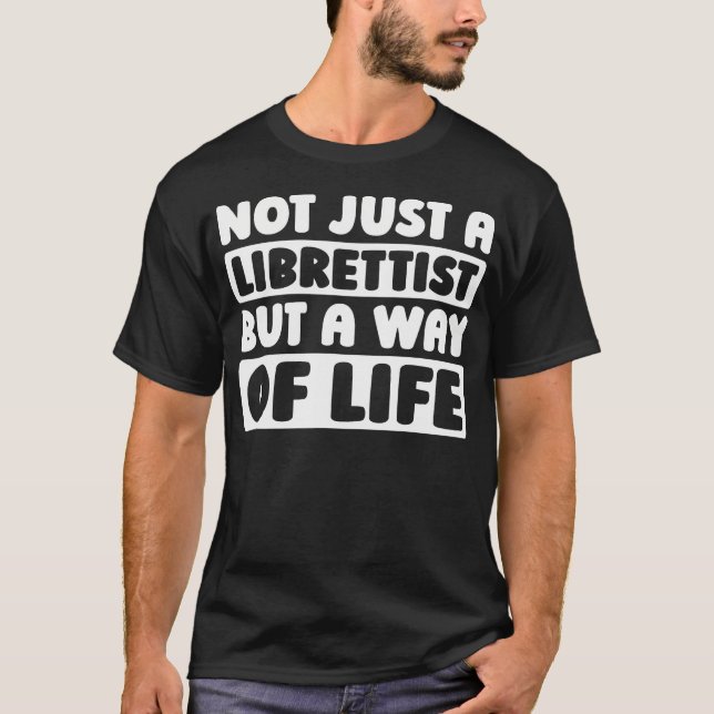 Camiseta Opera Writing Scriptwriter Musical Theatre - Libre (Frente)