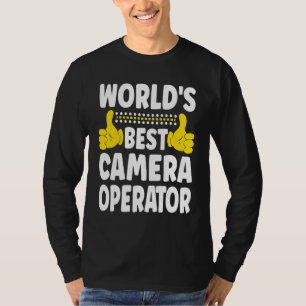 Camiseta Operação da câmera com o melhor operador de câmera