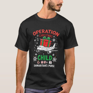 Camiseta Operação de bolsa de Samaritano Criança de Natal E