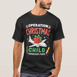 Camiseta Operação De Família Engraçado Da Criança De Natal 